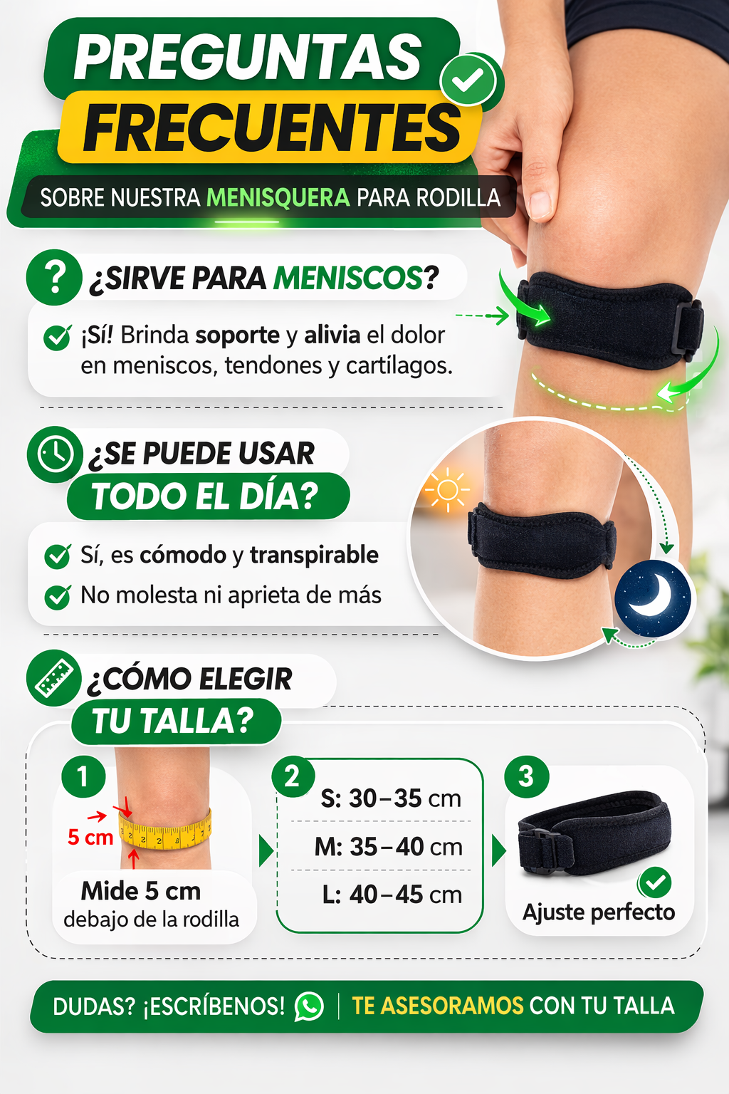 Menisquera Rodillera
